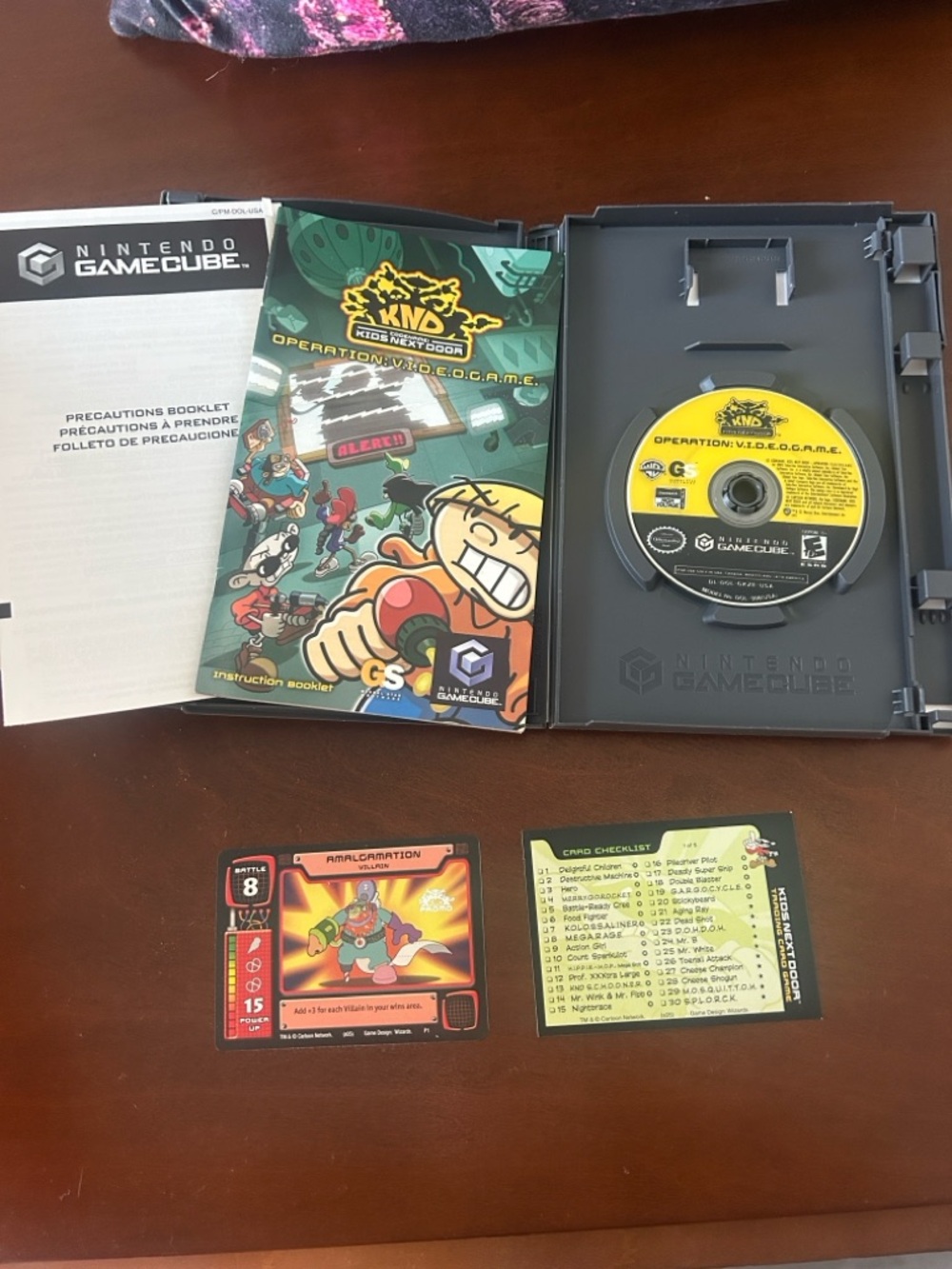 Kids Next Door GameCube Game Bundle CIB + Manuals + Bonus Cards